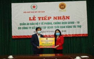 Chung tay cùng Hội Chữ thập đỏ Việt Nam hỗ trợ công tác phòng chống dịch Covid-19
